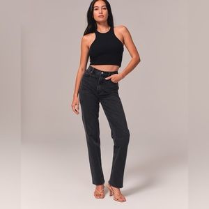 A&F Ultra High Rise 90s Straight Jean